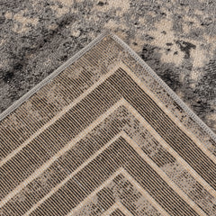 Argon 802 Area Rug Black /Grey