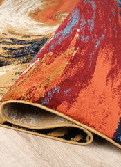 Mongolia 6461A Area Rug Red/Red