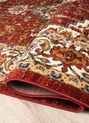 Mongolia 2987A Area Rug Red/Red