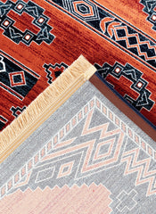 Kandahar E927A Area Rug Rose