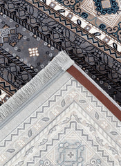 Kandahar E851B Area Rug Grey