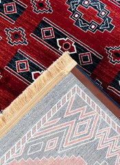 Kandahar E927A Area Rug Red