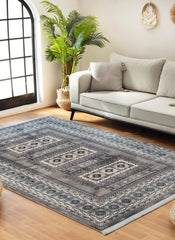 Kandahar E851B Area Rug Grey
