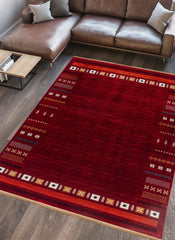 Kandahar B744A Area Rug Red