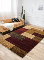Mongolia 2815A Area Rug Red/Red
