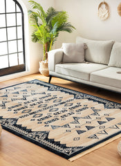 Kandahar E927A Area Rug Beige/Navy