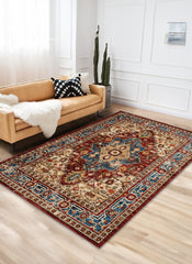Mongolia 6083B Area Rug Red/Red