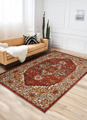 Mongolia 2987A Area Rug Red/Red