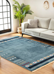 Kandahar B744A Area Rug Blue