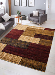 Mongolia 2815A Area Rug Red/Red
