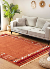 Kandahar B744A Area Rug Rose