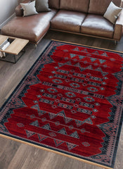 Kandahar E927A Area Rug Red