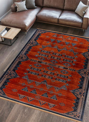 Kandahar E927A Area Rug Rose