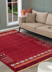 Kandahar B744A Area Rug Red