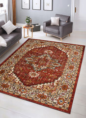 Mongolia 2987A Area Rug Red/Red