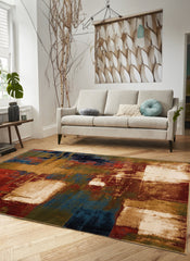 Mongolia 6475A Area Rug Red/Terra