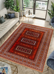 Kandahar E851B Area Rug Rose