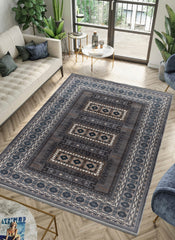 Kandahar E851B Area Rug Grey