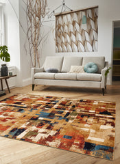Mongolia 2973A Area Rug Red/Red