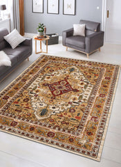 Mongolia 6083B Area Rug Cream/Cream