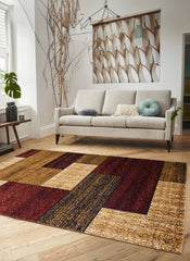 Mongolia 2815A Area Rug Red/Red