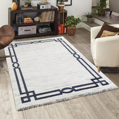 Cornelia A263 Area Rug Navy/Cream