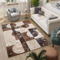 Argon 292 Area Rug Navy/D.Beige
