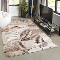 Argon 294 Area Rug D.Beige/D.Beige
