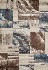 Argon 294 Area Rug Navy/D.Beige