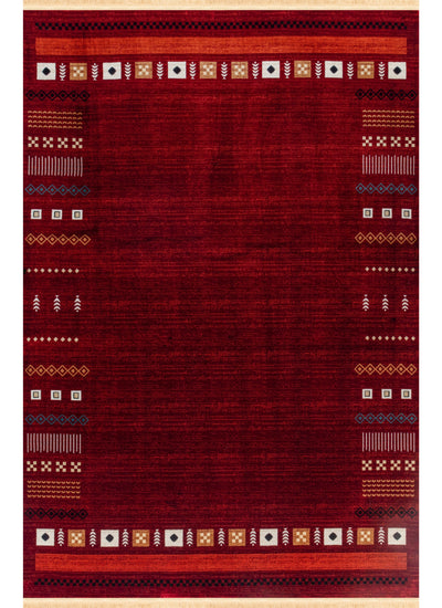 Kandahar B744A Area Rug Red