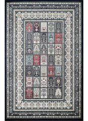 Hereke 4763 Area Rug Navy