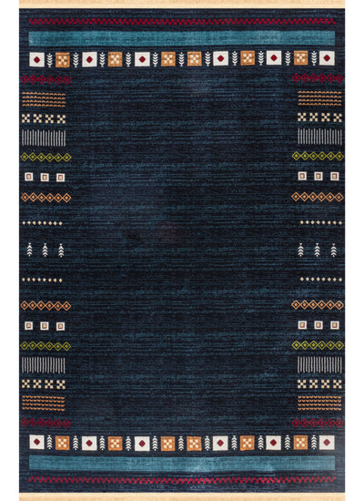Kandahar B744A Area Rug Navy