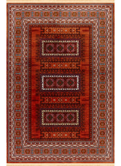 Kandahar E851B Area Rug Rose