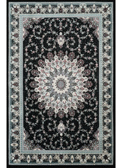 Hereke 478 Area Rug Black