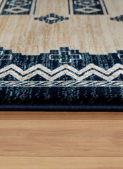 Kandahar E927A Area Rug Beige/Navy