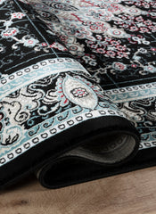 Hereke 478 Area Rug Black