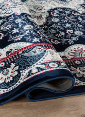 Hereke 470 Area Rug Navy
