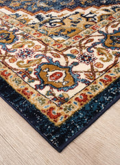 Mongolia 2987A Area Rug Navy/Navy