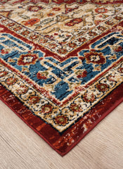 Mongolia 6083B Area Rug Red/Red