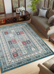 Hereke 4763 Area Rug Blue