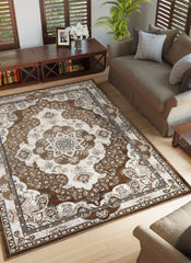 Hereke 470 Area Rug Brown