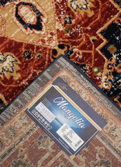 Mongolia 6083B Area Rug Navy/Navy