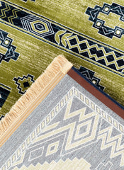 Kandahar E927A Area Rug Green Navy