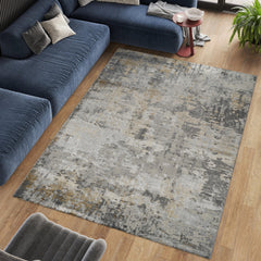 Florence 6011 Area Rug Grey/Gold