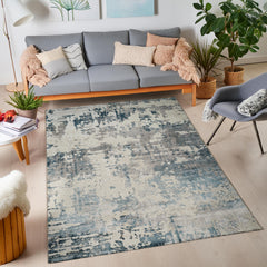 Viana 6011 Area Rug White/Blue