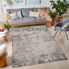 Viana 6011 Area Rug White/Lilac