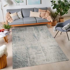 Viana 6330 Area Rug White/Blue