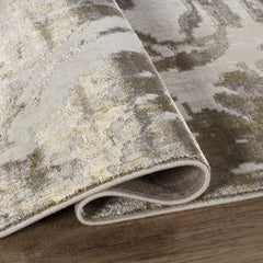 Viana 6330 Area Rug White/Gold
