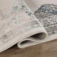 Viana 6341 Area Rug White/Blue