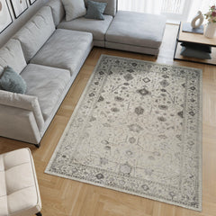 Viana 6344 Area Rug White/Vizion